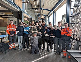 metall+du am Berufserkundungstag der Schule Bönigen