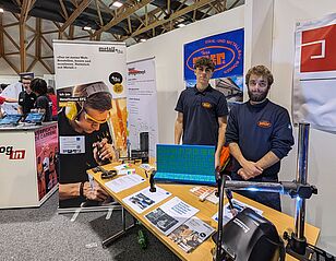 metall+du an der Lehrstellenbörse «Fit for Jobs – Achtung, fertig, Lehrstelle»